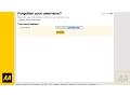 My AA How to recover your username