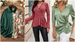 بلوزات صيفي موديلات 2025 تشكيله مميزه ومتنوعه 