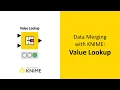 Data Merging with KNIME Value Lookup