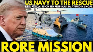 GRABE! CHINESE NAVY HINDI NAKAPALAG, RESUPPLY MISSION SA AYUNGIN SHOAL BINANTAYAN NG US NAVY WARSHIP
