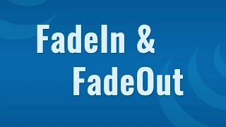 JQuery fade in fade out effect on HTML Elements - Learn JQuery in Hindi