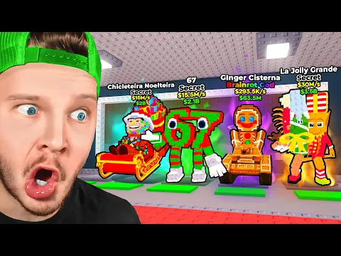 Video Thumbnail: J'ai Volé les 15 NOUVEAUX Brainrots de Noël ! (Trop beau)