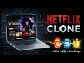 Netflix Clone Website Using HTML CSS JavaScript Beginner Friendly Responsive Frontend Project