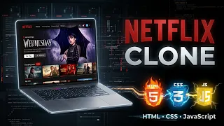 Netflix Clone Website Using HTML CSS JavaScript Beginner Friendly Responsive Frontend Project