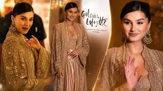 Tara Sutaria Looks Regal In Champagne-Gold Ensemble, Graces Grand Galeries Lafayette Event