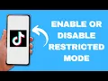 How to Enable or Disable TikTok Restricted Mode TikTok NSFW