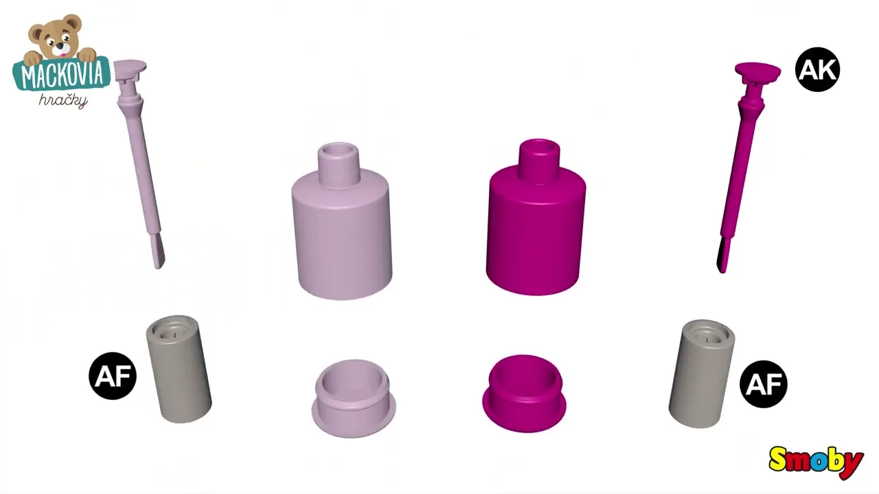 Kozmetický stolík pre deti - Kozmetický kufrík My Beauty Vanity 3in1 Smoby - 4