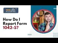 How Do I Report Form 1042-S Form 1042 S Meru Accounting