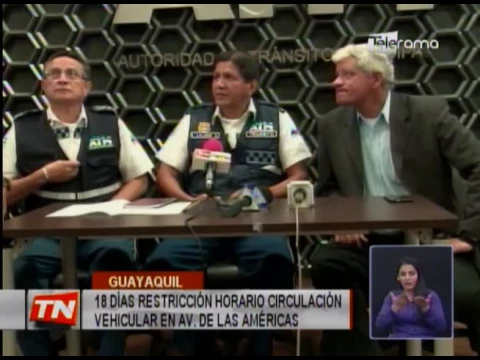 18 días restricción horario circulación vehicular en Av. de las Américas