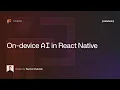 What Is the React Native AI SDK A Complete Intro Quickstart