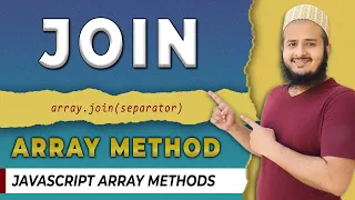 Join Method in Javascript Array Methods in Javascript Hindi 2022