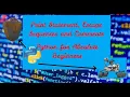What is print Comments and Escape Sequences Python for Absolute Beginners in English