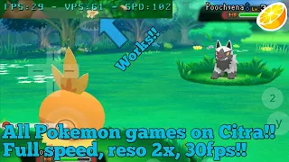 How to Fix Lag in ALL POKEMON GAMES on Citra ORAS XY SUN MOON ULTRA SUN MOON Snapdragon 662