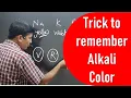 Colors of alkali Metals group 1A elements Flame test reactivity of alkali metals Exceptions