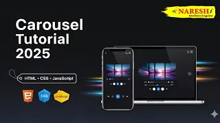 HTML CSS JavaScript Carousel Tutorial 2025 Build Slider