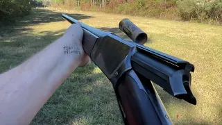 Burgess Sporting Shotgun POV firing