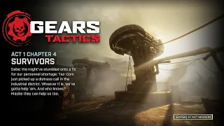 gears tactics act 1 chapter 4 survivors insane no deaths 