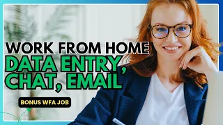5 EASY NO PHONE Remote Jobs DATA ENTRY Flexible Schedules Work From Home Jobs 2026