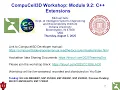 CompuCell3D WS 2025 9 2 C Steppables and Plugins Michael Getz August 7 2025