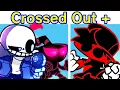 Download Lagu Friday Night Funkin' VS Indie Cross Plus - Crossed Out + (Nightmare: Cuphead Sans Bendy/FNF Mod)