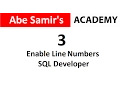 How to enable line numbers in SQL Developer