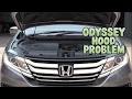 Honda Odyssey Alarm Keeps Going Off Diagnose Fix with Scan Tool Hood Latch Replacement