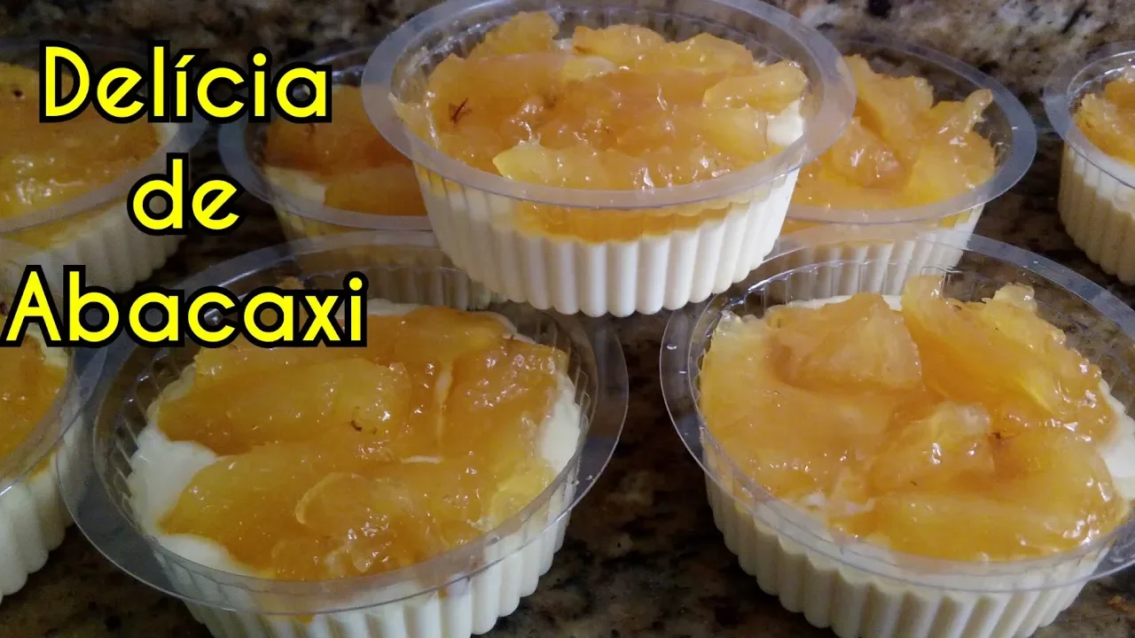 Mousse  de abacaxi  com Tang.. 