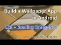 Build a Wallpaper App in Android - Reading Categories