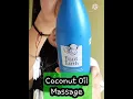 coconut oil facial massage for younger skin