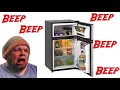 Fix Mini Fridge Making BEEPING Sounds After Power Outage Frigidaire Kitchenaid Samsung Refrigerator