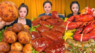 Real Mukbang :) spicy Pork Bellly Soothing Sounds While Enjoying Delicious 먹방 모음이 팅쇼 리얼 사운드 #2135