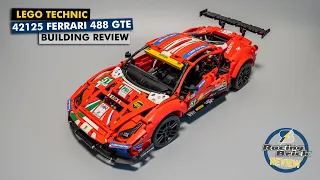 LEGO Technic 42125 Ferrari 488 GTE detailed building review - really a 18+ set?