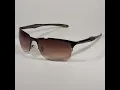 Vince Camuto Rimless Wrap Sunglasses Bronze Brown Gradient Lens VM609 BRZ