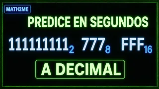 Antes de convertir de base… ¡predice el resultado! | Binario, Octal y Hexadecimal | Fx-991CW