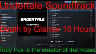 Death By Glamour 10 Hours Toby Fox Undertale OST 