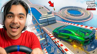 GTA 5 HARDEST PARKOUR WITH MY FREE FIRE FRIENDS