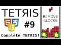 Programming TETRIS in vanilla JavaScript remove blocks