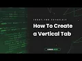 How To Create a Vertical Tab Using HTML CSS JS