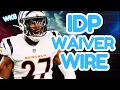 Top Week 8 IDP Waiver Wire Top 3 NFL Fantasy Football Targets