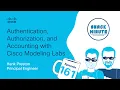 Authentication Authorization and Accounting AAA with Cisco Modeling Labs