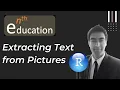 Extracting Text from Png files in R Tesseract Package OCR R Studio