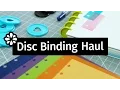 Download Lagu Disc Binding Haul: Notebook Covers, Rings \u0026 Supplies! | Sea Lemon