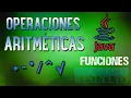 Operaciones Aritmeticas en JAVA - Con Funciones