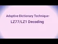 Data Compression Lecture 20 Adaptive Dictionary Technique - Decoding