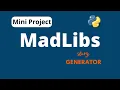 Mad Libs Game Project in Python Story Generator