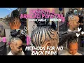 Freestyle Braided Ponytail METHODS FOR NO BACK PAIN Braided Ponytail feed in Braids