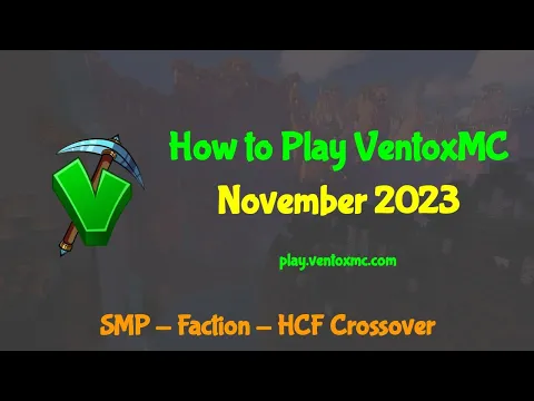 Minecraft server video for VentoxMC