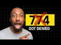 I Got Denied Credit with a 774 Credit Score What I Learned