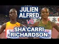 Lagu Sha'Carri Richardson vs Julien Alfred Women 100m