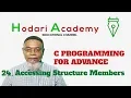 C Programming for Advanced - 24 Accessing Structure Members